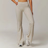 Women's High-Waist Flared Fitness Pants – Running Sport Trousers by FitiqueFit