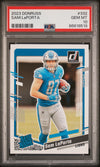 Graded 2023 Panini Donruss Sam LaPorta #332 Rookie RC Football Card PSA 10 Gem Mint