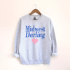 Midwest Darling Crewneck Sweatshirt by Hey Jude Graphic Tees