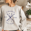 Virginia Ski Club Crewneck Sweatshirt by Hey Jude Graphic Tees