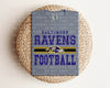 Ravens Football Distressed Graphic Tee by Anchored Grace Boutique
