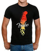 Fender Strat Flaming Head [T-Shirt] by Rock Band Apparel