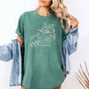 Feral & Literate Comfort Colors - Book Lover Tee by Adorb Custom Tees