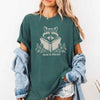 Feral & Literate Raccoon Comfort Colors - Book Lover Tee by Adorb Custom Tees
