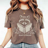 Feral & Literate Raccoon Comfort Colors - Book Lover Tee by Adorb Custom Tees