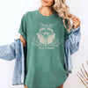 Feral & Literate Raccoon Comfort Colors - Book Lover Tee by Adorb Custom Tees