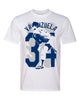 Fernando Valenzuela 34 Legend Hall of Famer Graphic Tee Shirt by MyWackyTees