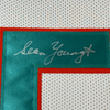 Framed Autographed/Signed Sean Young 35x39 Ray Finkle Miami White Ace Ventura Movie Football Jersey PSA/DNA COA