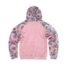 Heavy Fleece Raglan Hoodie | Soft Floral Rose by Luckless Outfitters