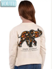 Floral Elephant - Whisper - YTH Long Sleeve Tee - #SIMPLYSOUTHERN by DoodleBug's