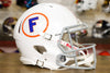 Florida Gators Riddell Speed Authentic Helmet - White w/ Circled "F" Alternate