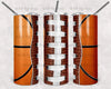 Football Basketball 20 oz Skinny Tumbler by Anchored Grace Boutique