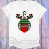 Football Reindeer Graphic Tee by Anchored Grace Boutique