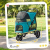 3 Wheel Pet Stroller with Easy One-Click Quick Fold, Mesh Window, Washable Cushion, for Medium Dogs by Furr Baby Gifts