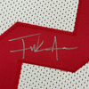 Framed Autographed/Signed Frank Gore 35x39 San Francisco White Football Jersey Beckett BAS COA