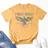 Free Bird Women’s Comfort Colors Tee – Vintage Rock Band T-Shirt with Retro Music Vibes by Adorb Custom Tees