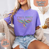 Free Bird Women’s Comfort Colors Tee – Vintage Rock Band T-Shirt with Retro Music Vibes by Adorb Custom Tees