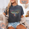 Free Bird Women’s Comfort Colors Tee – Vintage Rock Band T-Shirt with Retro Music Vibes by Adorb Custom Tees