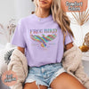 Free Bird Women’s Comfort Colors Tee – Vintage Rock Band T-Shirt with Retro Music Vibes by Adorb Custom Tees