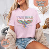 Free Bird Women’s Comfort Colors Tee – Vintage Rock Band T-Shirt with Retro Music Vibes by Adorb Custom Tees