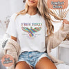 Free Bird Women’s Comfort Colors Tee – Vintage Rock Band T-Shirt with Retro Music Vibes by Adorb Custom Tees