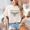 Free Bird Women’s Comfort Colors Tee – Vintage Rock Band T-Shirt with Retro Music Vibes by Adorb Custom Tees