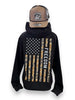 Freedom Flag Hoodie by Luckless Outfitters
