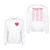 Love I Love You Lyrics Taylor Fashion Concert Graphic Tee Shirt by MyWackyTees