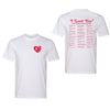Love I Love You Lyrics Taylor Fashion Concert Graphic Tee Shirt by MyWackyTees