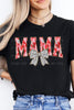Mama Pink Polka Dot Bow || Tee