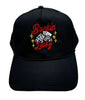 Buckin Lucky Embroidered Five-Panel Trucker Hat by Neon Spur