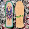 X-Con Limited Edition, HAND-PAINTED with Halos 10"x30" Deck (1 of 1) by Brand-X Skateboards
