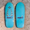 Mike Folmer Flying Saucers Limited Edition, HAND-PAINTED Deck 10"x30" (PRE-ORDER, APRIL 2027) by Brand-X Skateboards