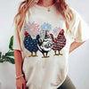 Patriotic Chickens - Tee by The Neeley Design Co Wholesale
