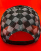 Buckin Lucky Graphic Trucker Hat w/ Patriotic Crystal Chain by Neon Spur