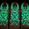 Eddy Gein, Limited Edition, Hand-Painted GLOW-IN-THE-DARK 10"x30” (PRE-ORDER, SEPTEMBER) by Brand-X Skateboards