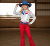 God's Country Girls Western Pearl Snap Rodeo Shirt by Neon Spur