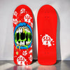 Slime Mouth PUNKED Limited Edition, HAND-PAINTED Deck (PRE-ORDER, JANUARY) by Brand-X Skateboards
