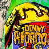Denny Riordon Men-in-the-Head LIMITED-EDITION 10.6”x32” HAND-PAINTED & AUTOGRAPHED Deck (1 of 3) by Brand-X Skateboards