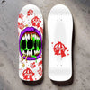 Slime Mouth PUNKED Limited Edition, HAND-PAINTED Deck (PRE-ORDER, JANUARY) by Brand-X Skateboards