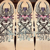 Eddy Gein, Limited Edition, Hand-Painted GLOW-IN-THE-DARK 10"x30” (PRE-ORDER, SEPTEMBER) by Brand-X Skateboards