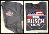 Red, White & Busch Light - Tee by The Neeley Design Co Wholesale