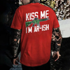 Funny 'Kiss Me I'm AR-ish' St. Patrick's Day Shirt by Dog Mom Hat