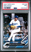 Graded 2024 Topps Now Roki Sasaki #OS13SP Offseason Rookie RC Baseball Card PSA 9 Mint