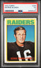 Graded 1972 Topps George Blanda #235 Football Card PSA 5 Excellent