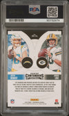 Graded 2020 Panini Contenders Justin Herbert/Jordan Love #RNHL Round Numbers Rookie RC Football Card PSA 10 Gem Mint