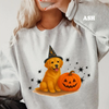 Halloween Witchy Dogs Shirt or Sweatshirt – Cute Unisex Fall Graphic Tee, Relaxed Fit - Part1 by Dog Mom Hat