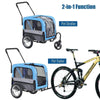 2-in-1, 3 Wheel Pet Jogging Stroller Bike Trailer by Furr Baby Gifts