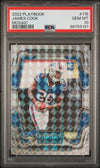 Graded 2022 Panini Playbook James Cook #115 Mosaic Rookie RC Football Card PSA 10 Gem Mint