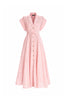 GUAYABA MIDI DRESS IN SOFT PINK by No Pise La Grama Web